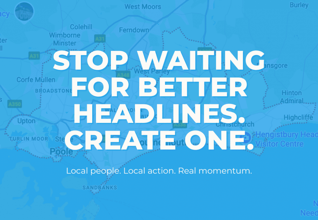 stop waiting for better headlines. create one.